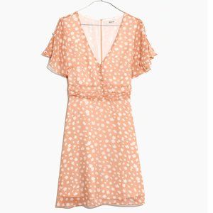 Madewell Star Shower Ruched Waist Mini Dress ⭐️